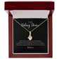 Kidney Donor Ribbon Pendant Necklace
