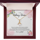 Kidney Donor Forever Grateful Ribbon Pendant Necklace