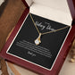 Kidney Donor Ribbon Pendant Necklace