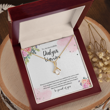 Load image into Gallery viewer, Dialysis Warrior Ribbon Pendant Necklace
