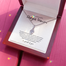 Load image into Gallery viewer, Dialysis Warrior Ribbon Pendant Necklace
