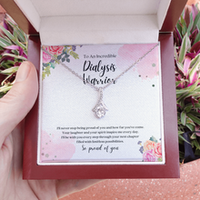 Load image into Gallery viewer, Dialysis Warrior Ribbon Pendant Necklace
