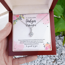 Load image into Gallery viewer, Dialysis Warrior Ribbon Pendant Necklace

