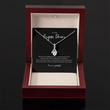 Load image into Gallery viewer, Organ Donor Ribbon Pendant Necklace
