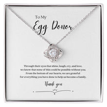 Load image into Gallery viewer, IVF Egg Donor Thank You Necklace
