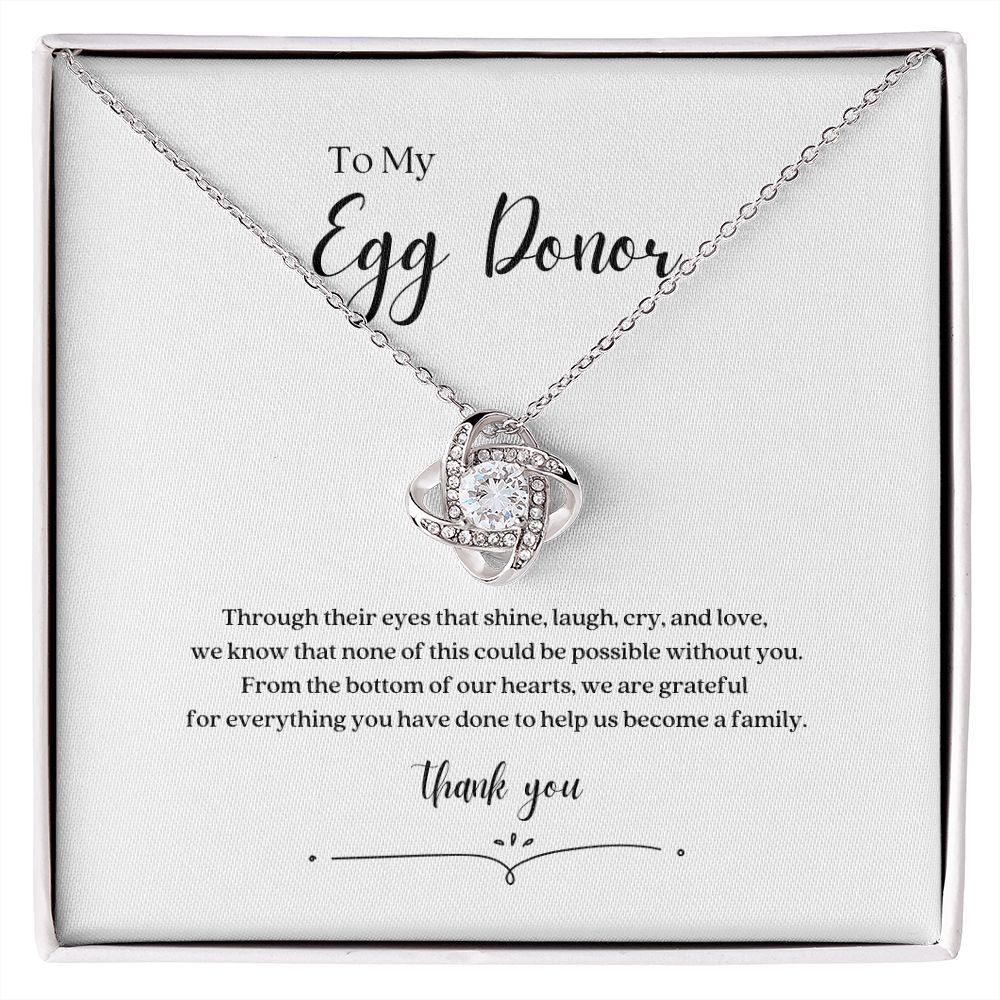 IVF Egg Donor Thank You Necklace