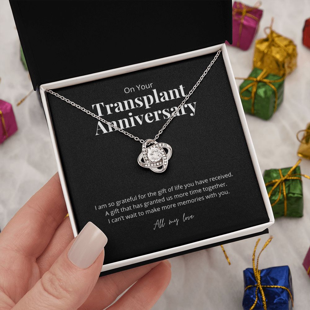 Transplant Anniversary Recipient Gift Pendant Necklace