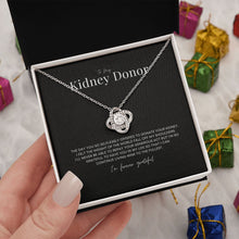 Load image into Gallery viewer, &#39;Forever Grateful&#39; Kidney Donor Pendant Necklace
