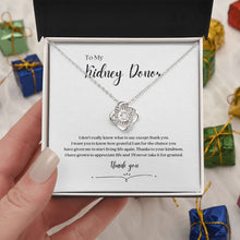 Load image into Gallery viewer, Kidney Donor &#39;Thank You&#39; Pendant Necklace
