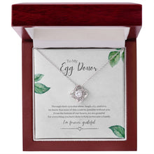 Load image into Gallery viewer, Egg Donor Gratitude Necklace
