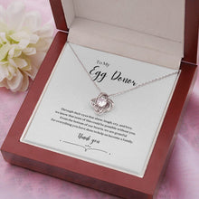 Load image into Gallery viewer, IVF Egg Donor Thank You Necklace
