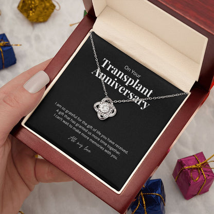 Transplant Anniversary Recipient Gift Pendant Necklace