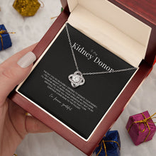 Load image into Gallery viewer, &#39;Forever Grateful&#39; Kidney Donor Knot Necklace
