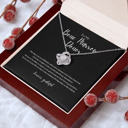 Bone Marrow Donor Gratitude Pendant Necklace