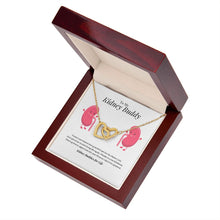 Load image into Gallery viewer, Kidney Buddies Interlocking Heart Necklace
