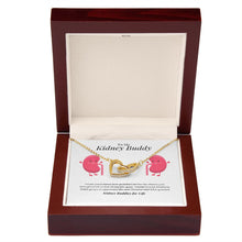 Load image into Gallery viewer, Kidney Buddies Interlocking Heart Necklace
