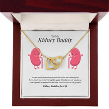 Load image into Gallery viewer, Kidney Buddies Interlocking Heart Necklace
