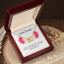Load image into Gallery viewer, Kidney Buddies Interlocking Heart Necklace
