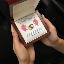 Load image into Gallery viewer, Kidney Buddies Interlocking Heart Necklace
