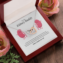 Load image into Gallery viewer, Kidney Buddies Interlocking Heart Necklace
