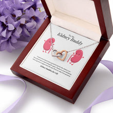 Load image into Gallery viewer, Kidney Buddies Interlocking Heart Necklace
