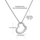 Transplant Anniversary Dainty Heart Necklace