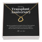Transplant Anniversary Dainty Heart Necklace