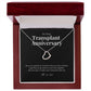 Transplant Anniversary Dainty Heart Necklace
