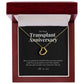 Transplant Anniversary Dainty Heart Necklace