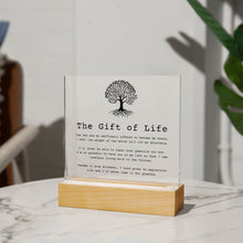 Load image into Gallery viewer, The Gift of Life — Organ Donor Acrylic Plaque
