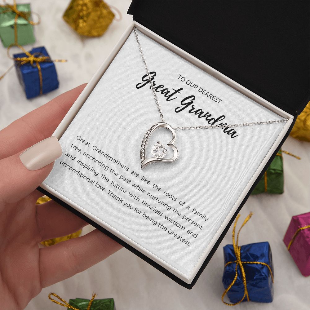 Great Grandma Heart Pendant