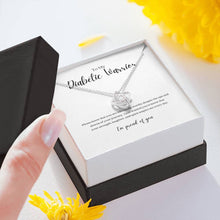 Load image into Gallery viewer, ShineOn Fulfillment Jewelry Diabetic Warrior Knot Necklace
