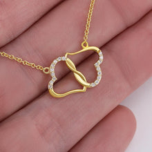 Load image into Gallery viewer, ShineOn Fulfillment Jewelry Egg Donor Gold Hears Necklace
