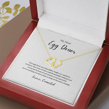 Load image into Gallery viewer, ShineOn Fulfillment Jewelry Egg Donor Gold Hears Necklace
