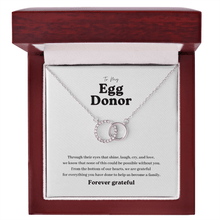 Load image into Gallery viewer, ShineOn Fulfillment Jewelry Mahogany Style Luxury Box Egg Donor Perfect Match Necklace
