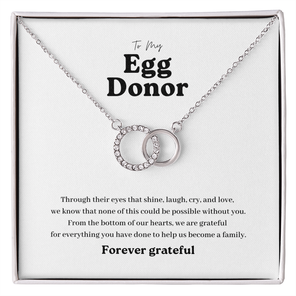 ShineOn Fulfillment Jewelry Standard Box Egg Donor Perfect Match Necklace