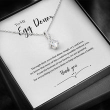 Load image into Gallery viewer, ShineOn Fulfillment Jewelry Standard Box Fertility Ribbon Necklace Thank You Gift
