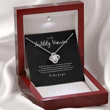 Load image into Gallery viewer, ShineOn Fulfillment Jewelry Fertility Warrior Knot Necklace
