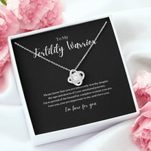 Load image into Gallery viewer, ShineOn Fulfillment Jewelry Fertility Warrior Knot Necklace
