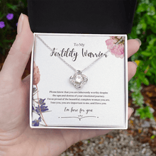 Load image into Gallery viewer, ShineOn Fulfillment Jewelry Fertility Warrior Knot Necklace
