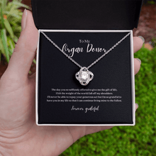 Load image into Gallery viewer, ShineOn Fulfillment Jewelry &#39;Forever Grateful&#39; Organ Donor Pendant Necklace
