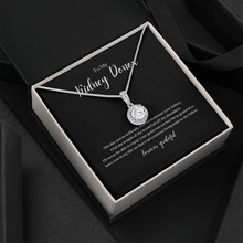 Load image into Gallery viewer, ShineOn Fulfillment Jewelry Kidney Donor Eternal Gratitude Pendant Necklace
