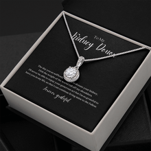 Load image into Gallery viewer, ShineOn Fulfillment Jewelry Kidney Donor Eternal Gratitude Pendant Necklace
