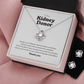 ShineOn Fulfillment Jewelry Kidney Donor Knot Necklace and Earring Set