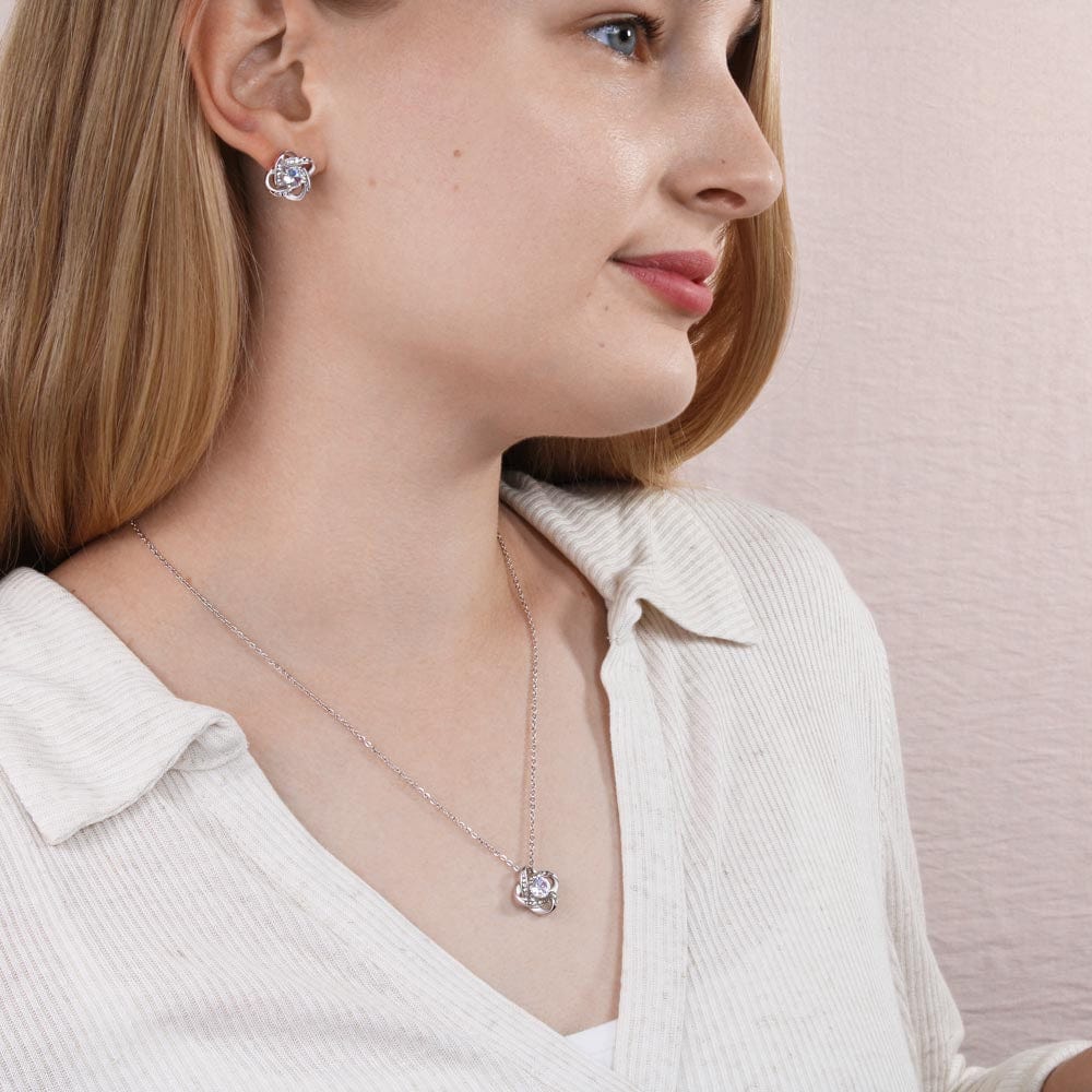 ShineOn Fulfillment Jewelry Kidney Donor Perfect Match Necklace and Earring Set