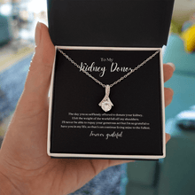 Load image into Gallery viewer, ShineOn Fulfillment Jewelry Kidney Donor Ribbon Pendant Necklace
