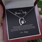 ShineOn Fulfillment Jewelry Kidney Donor Wife Forever Love Necklace