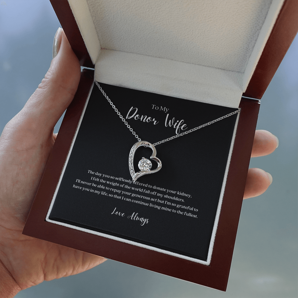 ShineOn Fulfillment Jewelry Kidney Donor Wife Forever Love Necklace