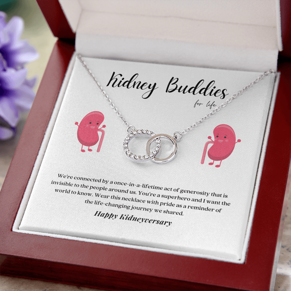 ShineOn Fulfillment Jewelry Kidney Transplant Anniversary 'Kidneyversary' Necklace