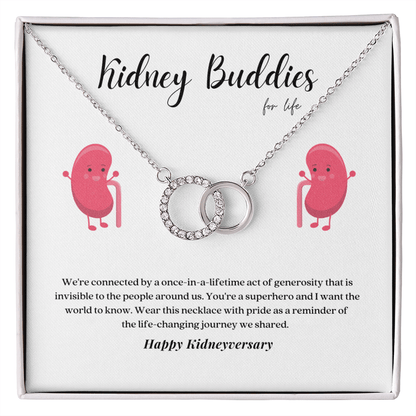 ShineOn Fulfillment Jewelry Standard Box Kidney Transplant Anniversary 'Kidneyversary' Necklace